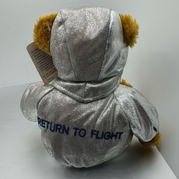 NASA Space Shuttle STS114 RTF Return to Flight 8" Bean Bag Teddy Bear - Picture 3 of 6
